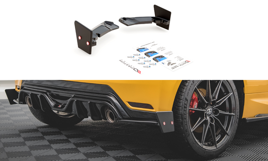 Lames De Pare-Chocs Arrière Latérales + Ailerons V.4 Toyota GR Yaris Mk4 TO-YA-4-GR4-RSD4G+RSF