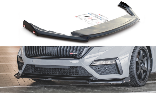 Lame Du Pare-Chocs Avant V.2 + Ailerons Skoda Octavia RS Mk4 SK-OC-4-RS-FD2G+FSF