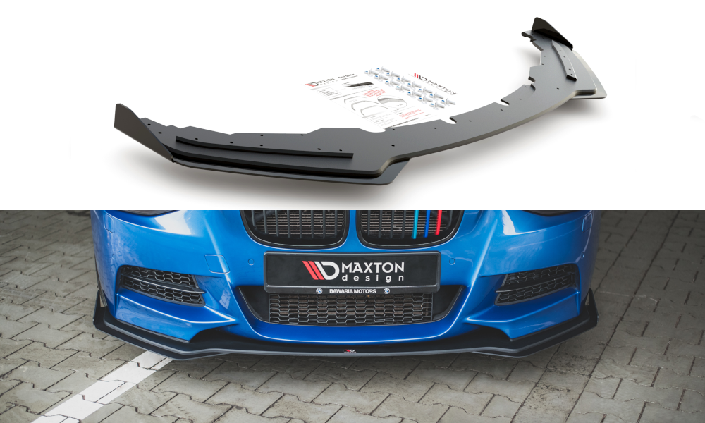 Sport Durabilité Lame Du Pare-Chocs Avant + Flaps BMW M135i F20 BM1F20MCNC-FD1BRB+FSF1G
