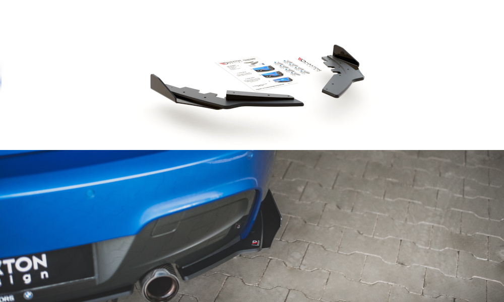 Sport Durabilité Lame Du Pare Chocs Arriere + Flaps BMW M135i F20 BM1F20MCNC-RSD1BRB+RSF1G