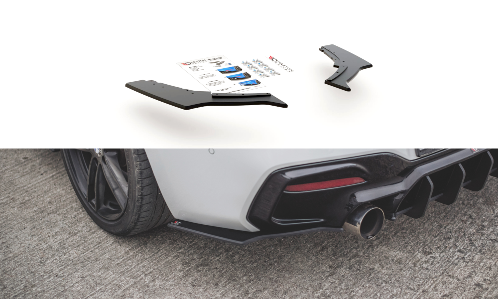 Sport Durabilité Lame Du Pare Chocs Arriere V.3 BMW 1 F20 M140i  BM1F20FMCNC-RSD3BRB