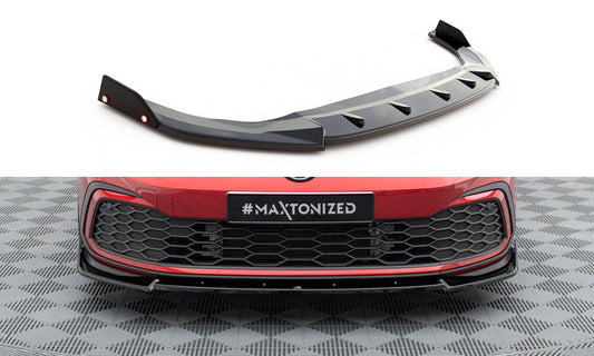 Lame Du Pare-Chocs Avant V.3 + Ailerons Volkswagen Golf GTI / GTE / R-Line Mk8 VW-GO-8-GTI-FD3G+FSF