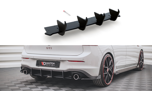 Sport Durabilité Central Diffuseur Arriere V.1 Volkswagen Golf 8 GTI  VWGO8GTICNC-RS1B+BRBI