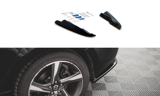 Lames De Pare-Chocs Arrière Latérales Volvo S60 R-Design Mk2 VO-S60-2F-RDESIGN-RSD1G
