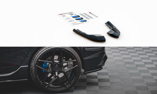 Lames De Pare-Chocs Arrière Latérales V.1  Volkswagen Golf R Mk8 VW-GO-8-R-RSD1G