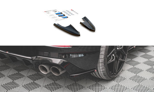 Lames De Pare-Chocs Arrière Latérales V.3  Volkswagen Golf R Mk8 VW-GO-8-R-RSD3G