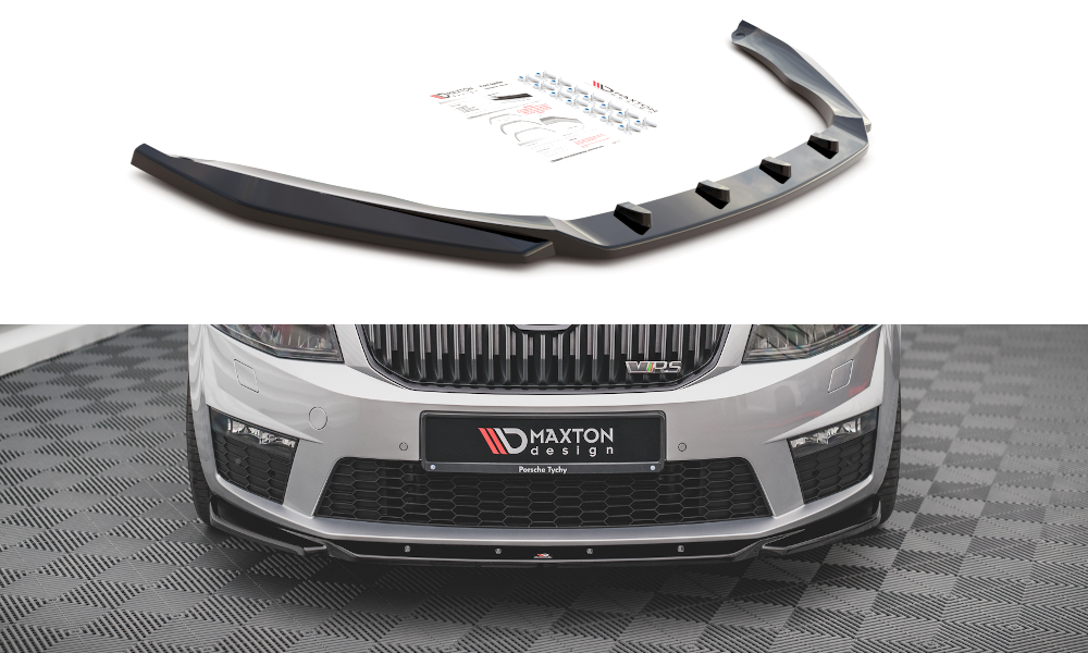 Lame Du Pare-Chocs Avant V.4 Skoda Octavia RS Mk3 SK-OC-3-RS-FD4G