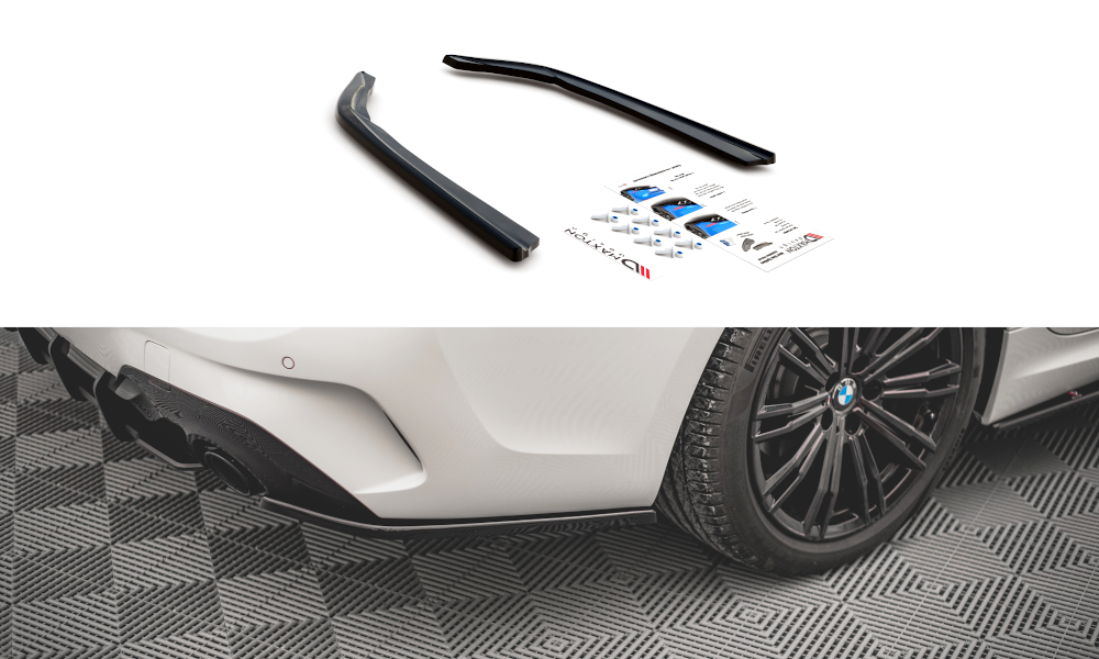 Lames De Pare-Chocs Arrière Latérales V.2 BMW 3 G20 / G21 M-Pack BM-3-20-MPACK-RSD2G