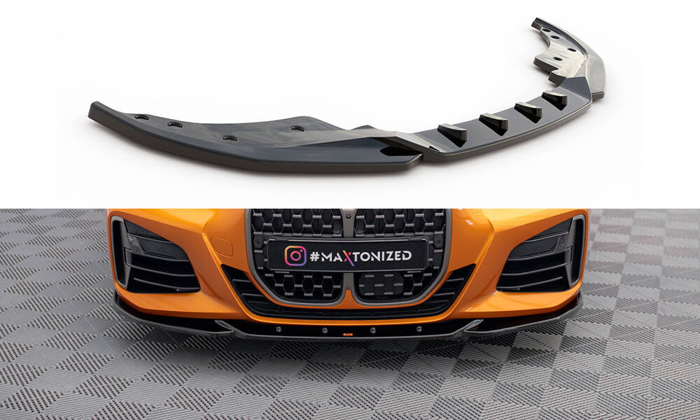 Lame Du Pare-Chocs Avant V.4 BMW 4 M-Pack / M440i G22 BM-4-G22-MPACK-FD4G