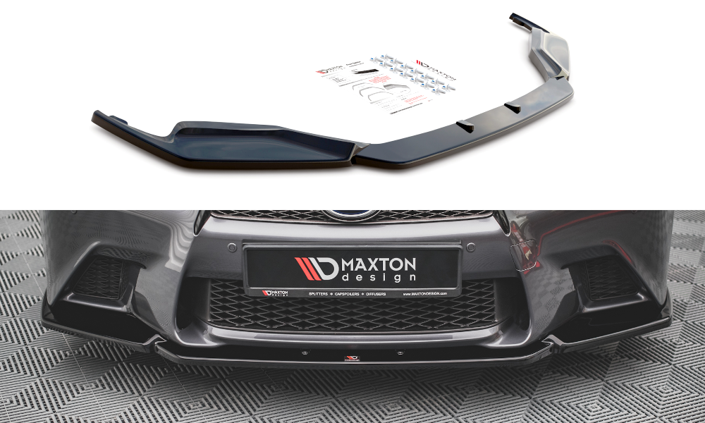 Lame Du Pare-Chocs Avant V.1 Lexus GS F Sport Mk4 (L10) LE-GS-4-FSPORT-FD1G