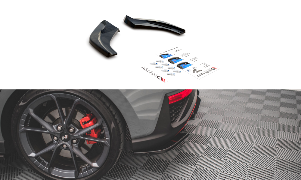 Lames De Pare-Chocs Arrière Latérales V.2 Hyundai I30 N Hatchback Mk3 Facelift HY-I30-3F-N-RSD2G