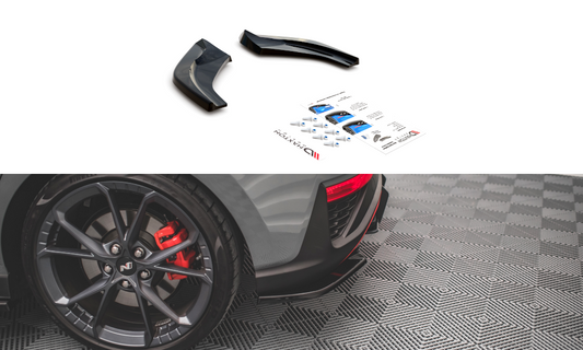 Lames De Pare-Chocs Arrière Latérales V.2 Hyundai I30 N Hatchback Mk3 Facelift HY-I30-3F-N-RSD2G