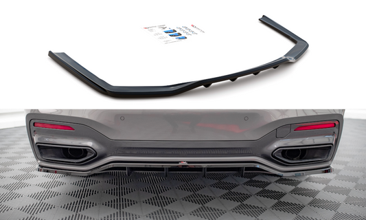 Arriere Splitter (avec une barre verticale) V.1 BMW 7 M-Pack G11 Facelift BM-7-11F-MPACK-RD1G+RD2G