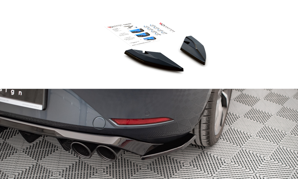 Lames De Pare-Chocs Arrière Latérales Seat Leon FR Hatchback Mk4 SE-LE-4-FR-RSD1G
