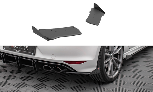 Street Pro Lame Du Pare Chocs Arriere + Flaps Volkswagen Golf R Mk7 VWGO7RCNC-RSD1BRB+RSF1G