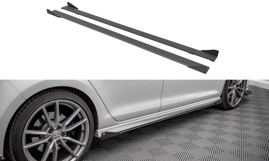 Street Pro Rajouts Des Bas De Caisse + Flaps Volkswagen Golf R Mk7 VWGO7RCNC-SD1B+SRF1G
