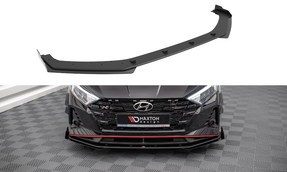 Street Pro Lame Du Pare-Chocs Avant V.1 + Flaps Hyundai I20 N Mk3 HYI203NCNC-FD1B+FSF1G