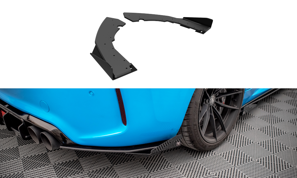 Street Pro Lame Du Pare Chocs Arriere + Flaps BMW M2 F87 BM287MCOMPCNC-RSD1BRB+RSF1G
