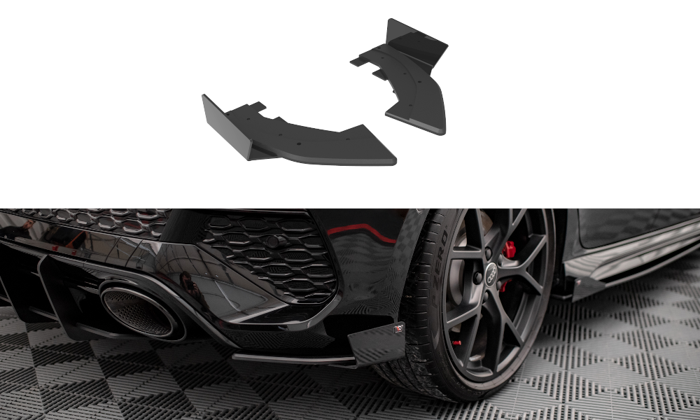 Street Pro Lame Du Pare Chocs Arriere + Flaps Audi RS3 Sportback 8Y AURS38YCNC-RSD1BRB+RSF1G