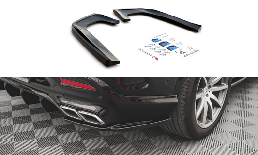 Lames De Pare-Chocs Arrière Latérales V.1 Mercedes-Benz GLE Coupe 63AMG C292 ME-GLE-C292-AMG-RSD1G