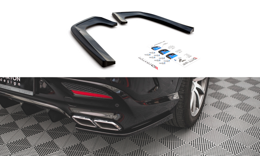 Lames De Pare-Chocs Arrière Latérales V.2 Mercedes-Benz GLE Coupe 63AMG C292 ME-GLE-C292-AMG-RSD2G