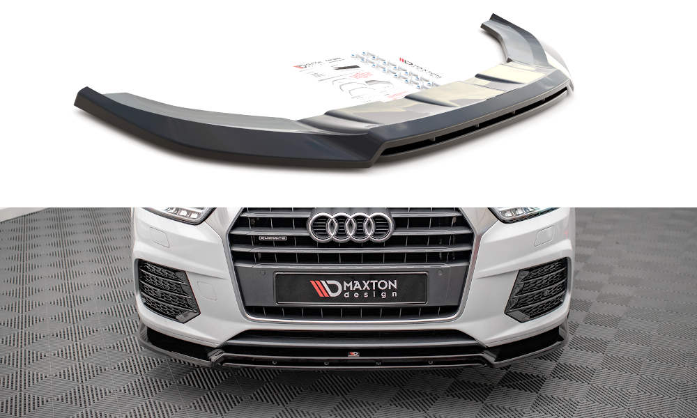 Lame Du Pare-Chocs Avant V.2 Audi Q3 Sport 8U Facelift AU-Q3-1F-SLINE-FD2G+FD2RG