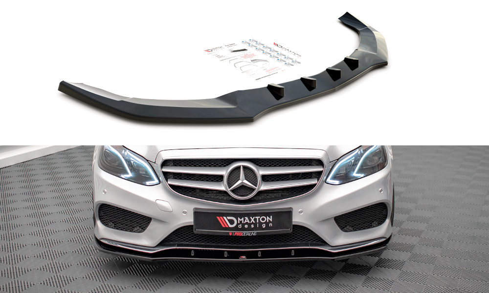 Lame Du Pare-Chocs Avant V.1 Mercedes-Benz E AMG-Line Sedan W212 Facelift ME-E-212F-AMGLINE-FD1G