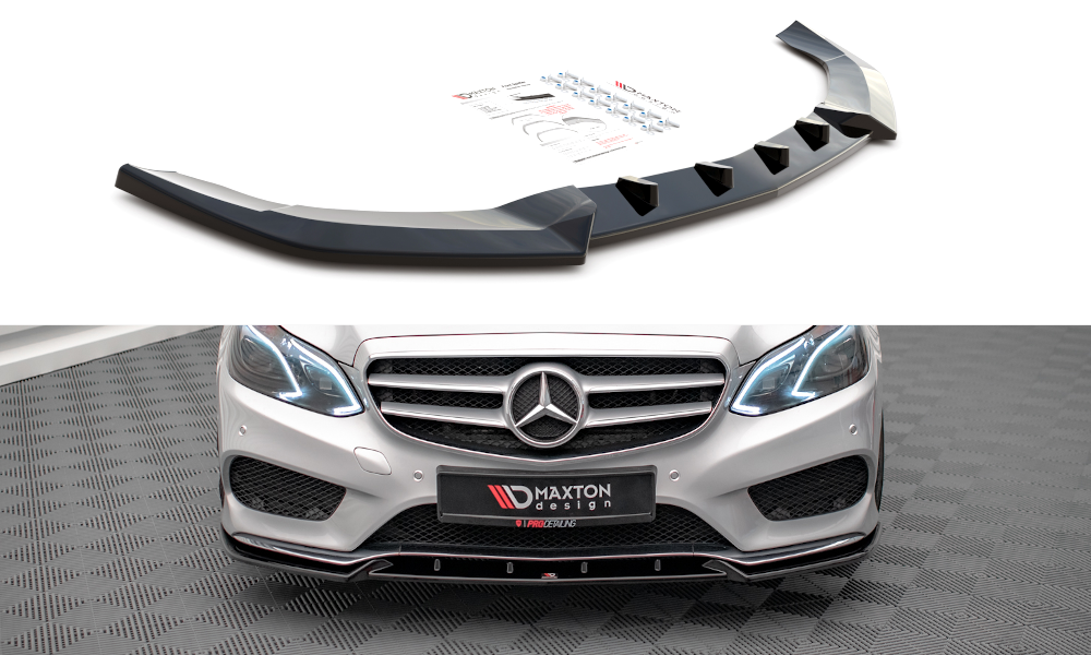 Lame Du Pare-Chocs Avant V.2 Mercedes-Benz E AMG-Line Sedan W212 Facelift ME-E-212F-AMGLINE-FD2G