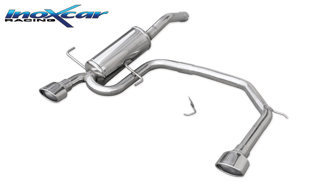 Silencieux arrière inoxcar TWAL.06.120