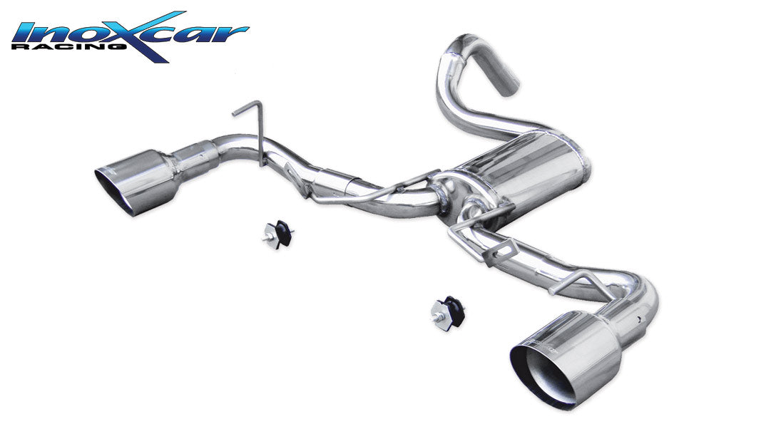 Silencieux arrière inoxcar FICQ.06.TRA