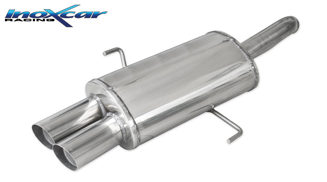 Silencieux arrière inoxcar OVAL.08.RA