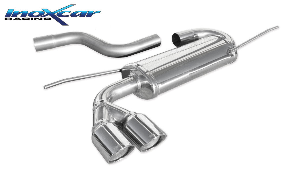 Silencieux arrière inoxcar OVAU.09.XR80