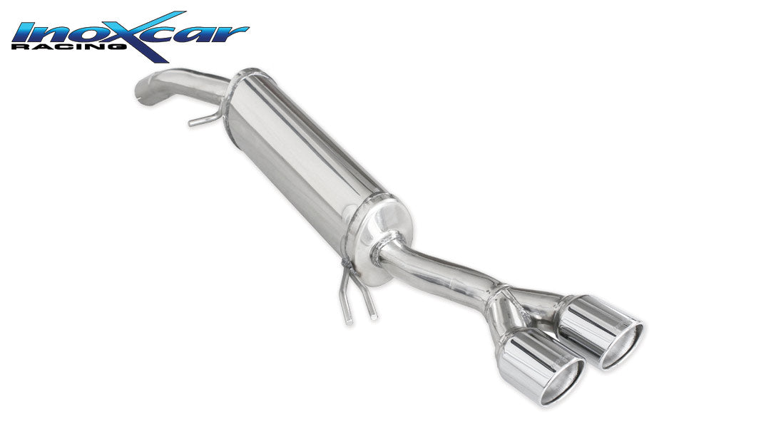 Silencieux arrière inoxcar FIBR.06.XR80