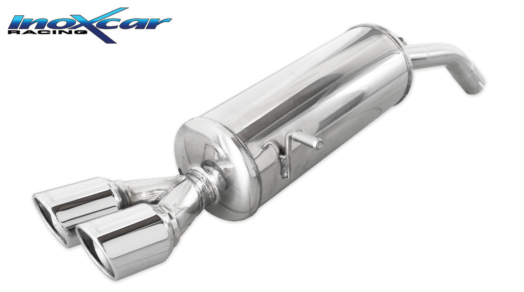 Silencieux arrière inoxcar PE208.01.XR80