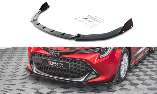 Lame Du Pare-Chocs Avant V.1 + Ailerons Toyota Corolla GR Sport Hatchback XII TO-CO-12-HB-GR-FD1G+FSF