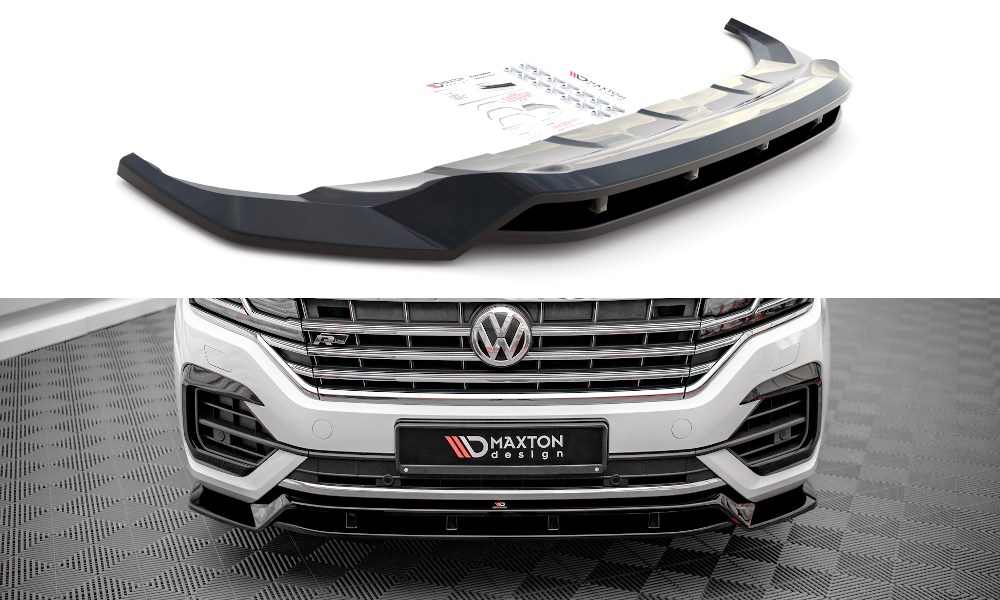 Lame Du Pare-Chocs Avant Volkswagen Touareg R-Line Mk3 VW-TO-3-RLINE-FD1G+FD1RG