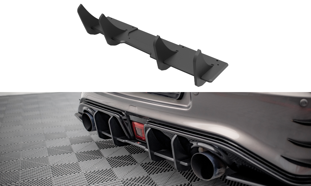 Street Pro Central Diffuseur Arriere Nissan 370Z Nismo Facelift NI370ZNISMOCNC-RS1B+BRBI