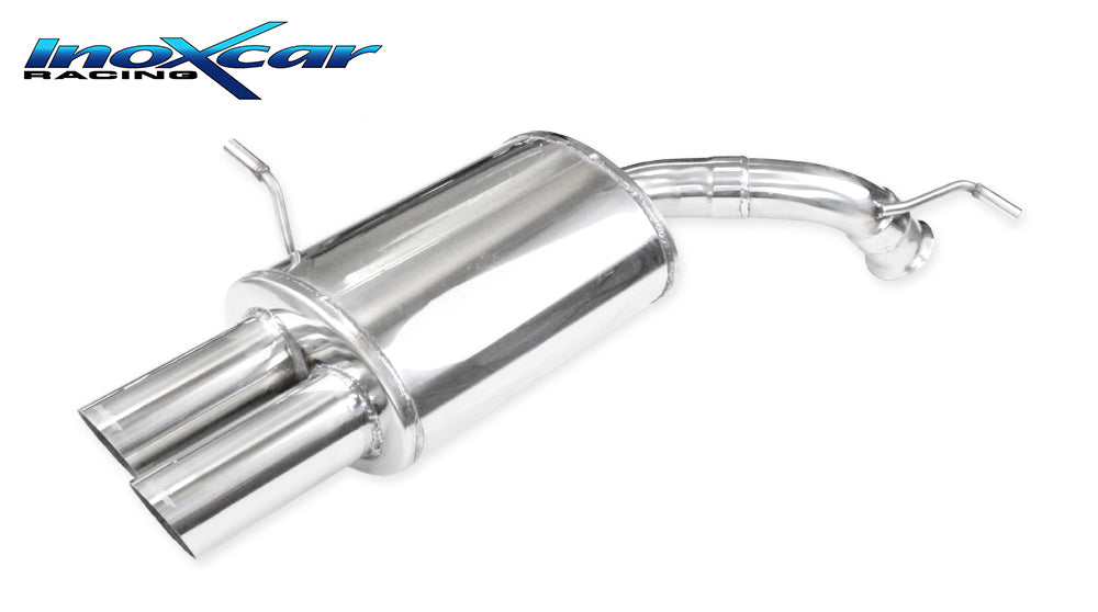 Silencieux arrière inoxcar PE407.01.RA