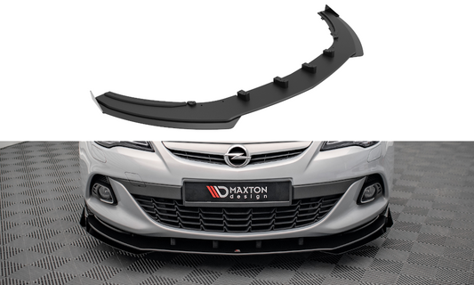 Street Pro Lame Du Pare-Chocs Avant V.1 + Flaps Opel Astra GTC OPC-Line J OPASJGTCOPCLINECNC-FD1B+FSF1G