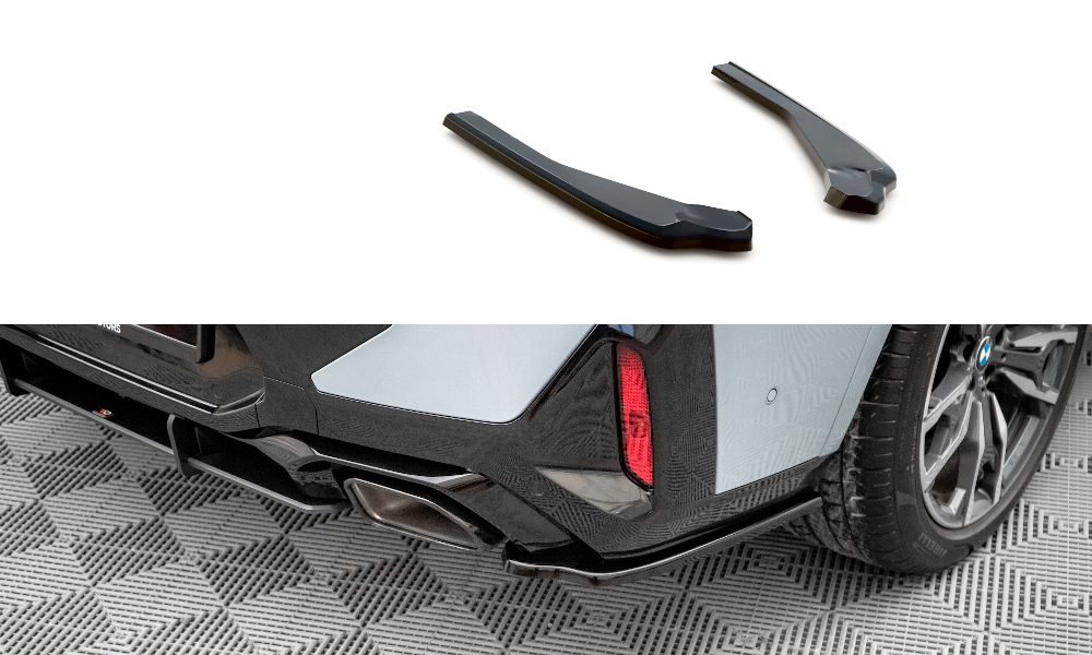 Lames De Pare-Chocs Arrière Latérales BMW X4 M-Pack G02 Facelift BM-X4-02F-MPACK-RSD1G