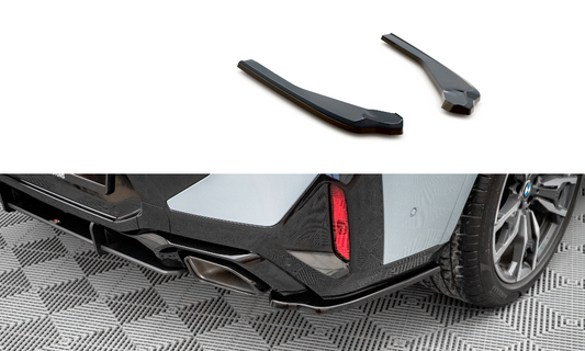 Lames De Pare-Chocs Arrière Latérales BMW X4 M-Pack G02 Facelift BM-X4-02F-MPACK-RSD1G