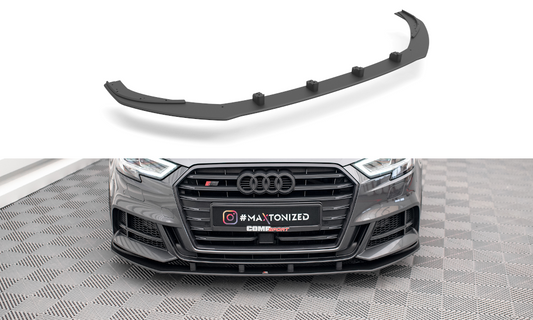 Street Pro Lame Du Pare-Chocs Avant Audi S3 / A3 S-Line Sportback 8V Facelift AUS33FSBCNC-FD1BRB
