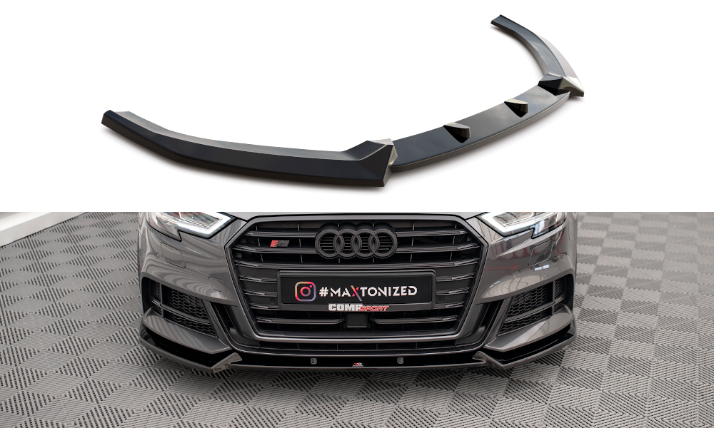 Lame Du Pare-Chocs Avant V.1 Audi S3 / A3 S-Line Sportback 8V Facelift AU-S3-3F-SB-FD1G