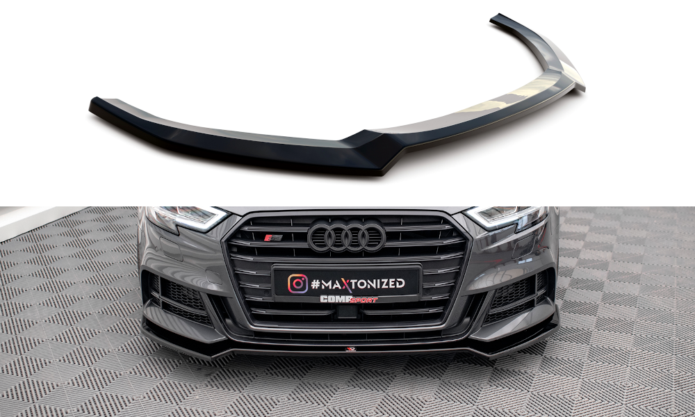 Lame Du Pare-Chocs Avant V.2 Audi S3 / A3 S-Line Sportback 8V Facelift AU-S3-3F-SB-FD2G
