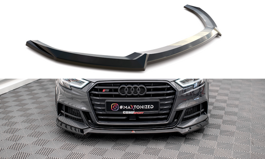 Lame Du Pare-Chocs Avant V.3 Audi S3 / A3 S-Line Sportback 8V Facelift AU-S3-3F-SB-FD3G