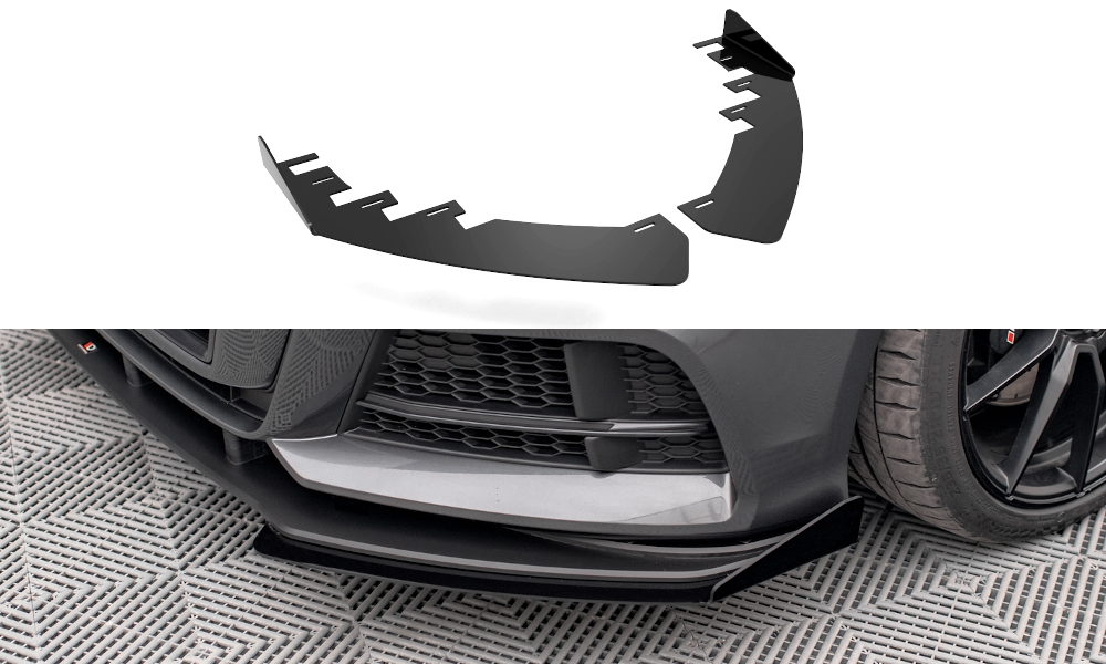 Front Flaps Audi S3 / A3 S-Line Sportback 8V Facelift AUS33FSBCNC-FSF1G
