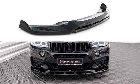 Lame Du Pare-Chocs Avant V.3 BMW X6 M-Pack F16 BM-X6-16-MPACK-FD3G+FD3RG