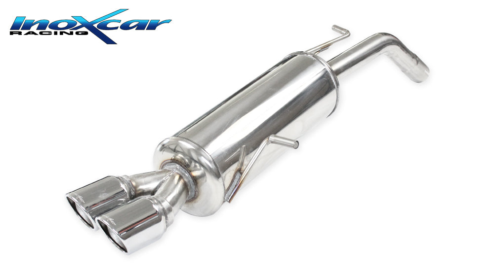 Silencieux arrière inoxcar PE207.02.XR80