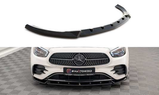 Lame Du Pare-Chocs Avant V.2 Mercedes-Benz E AMG-Line W213 Facelift ME-E-213F-AMGLINE-FD2G