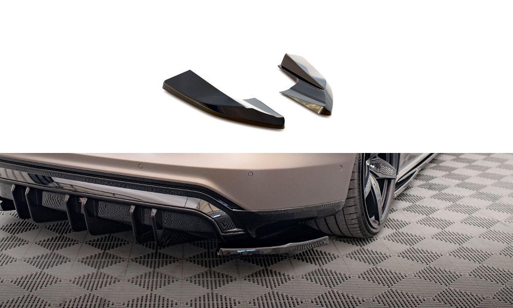Lames De Pare-Chocs Arrière Latérales V.2 Audi e-Tron GT / RS GT Mk1 AU-ETRON-1-RS-RSD2G